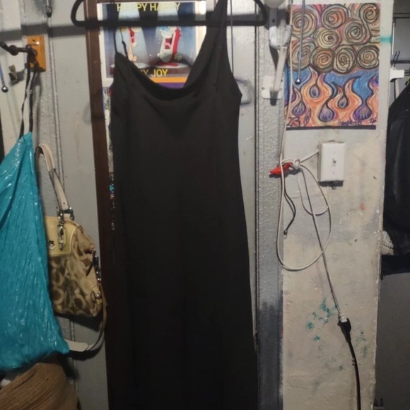 Banana Republic Black Maxi Dress with Floral Design - Picture 7 of 9